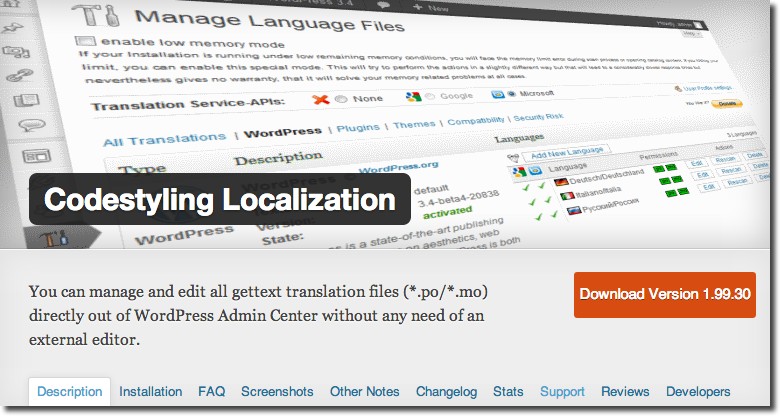 Codestyling-Localization-Plugin